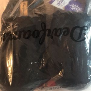Dearforms New In Bag Black Memory Foam Slippers Size Small (5/6)